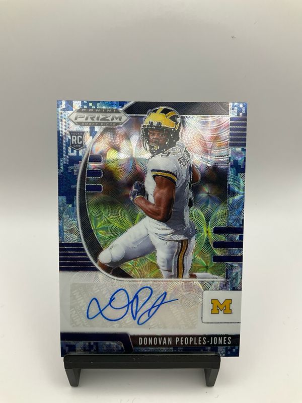 2020 PRIZM DRAFT PICKS DONOVAN PEOPLES-JONES AUTO 19/25
