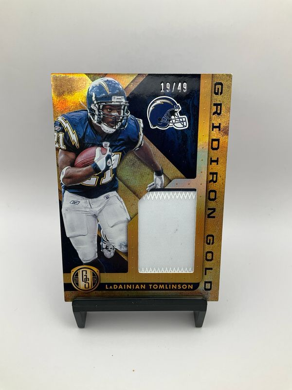 2018 GOLD STANDARD LADAINIAN TOMLINSON GRIDIRON GOLD PATCH 19/49