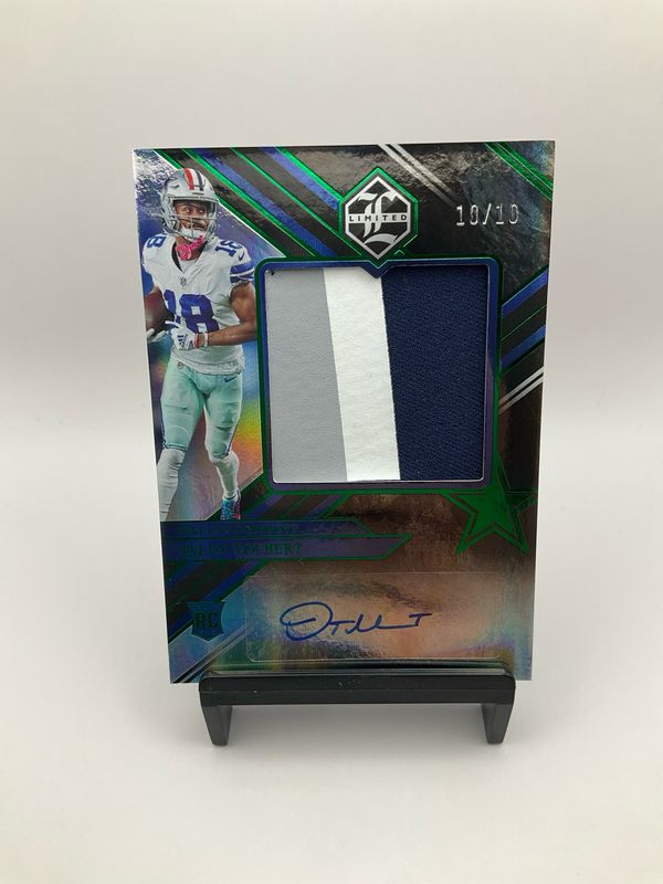 2022 LIMITED JALEN TOLBERT PATCH AUTO GREEN 10/10