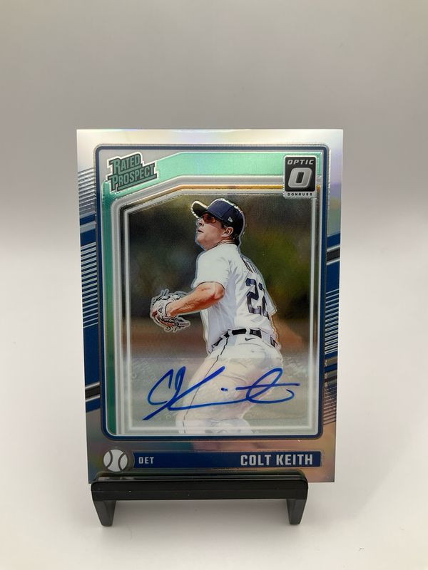2024 DONRUSS OPTIC COLT KEITH SILVER AUTO