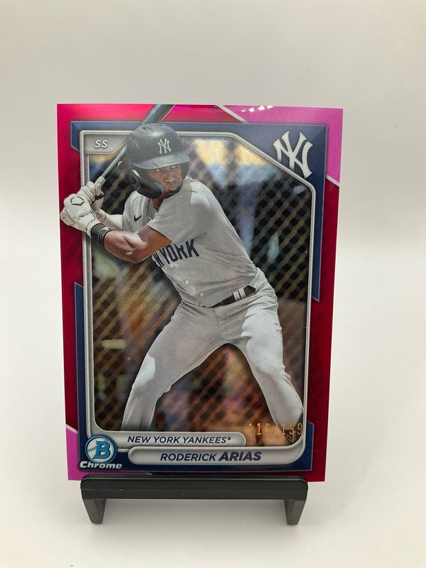 2024 BOWMAN CHROME RODERICK ARIAS PINK 116/199