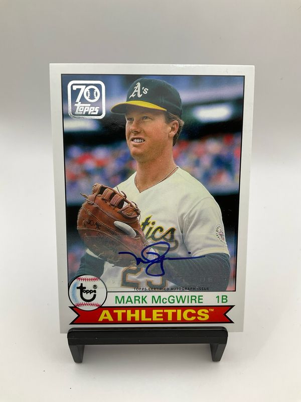 2021 TOPPS MARK MCGWIRE AUTO 2/10