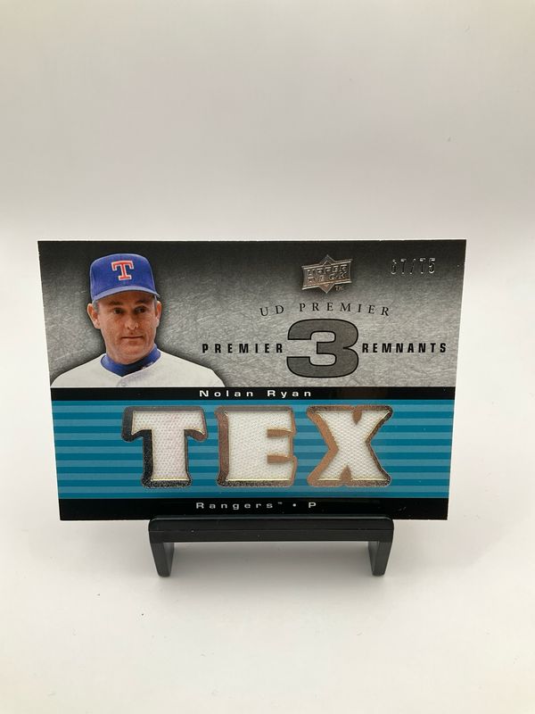 2008 UD PREMIER NOLAN RYAN "TEX" PATCH 67/75