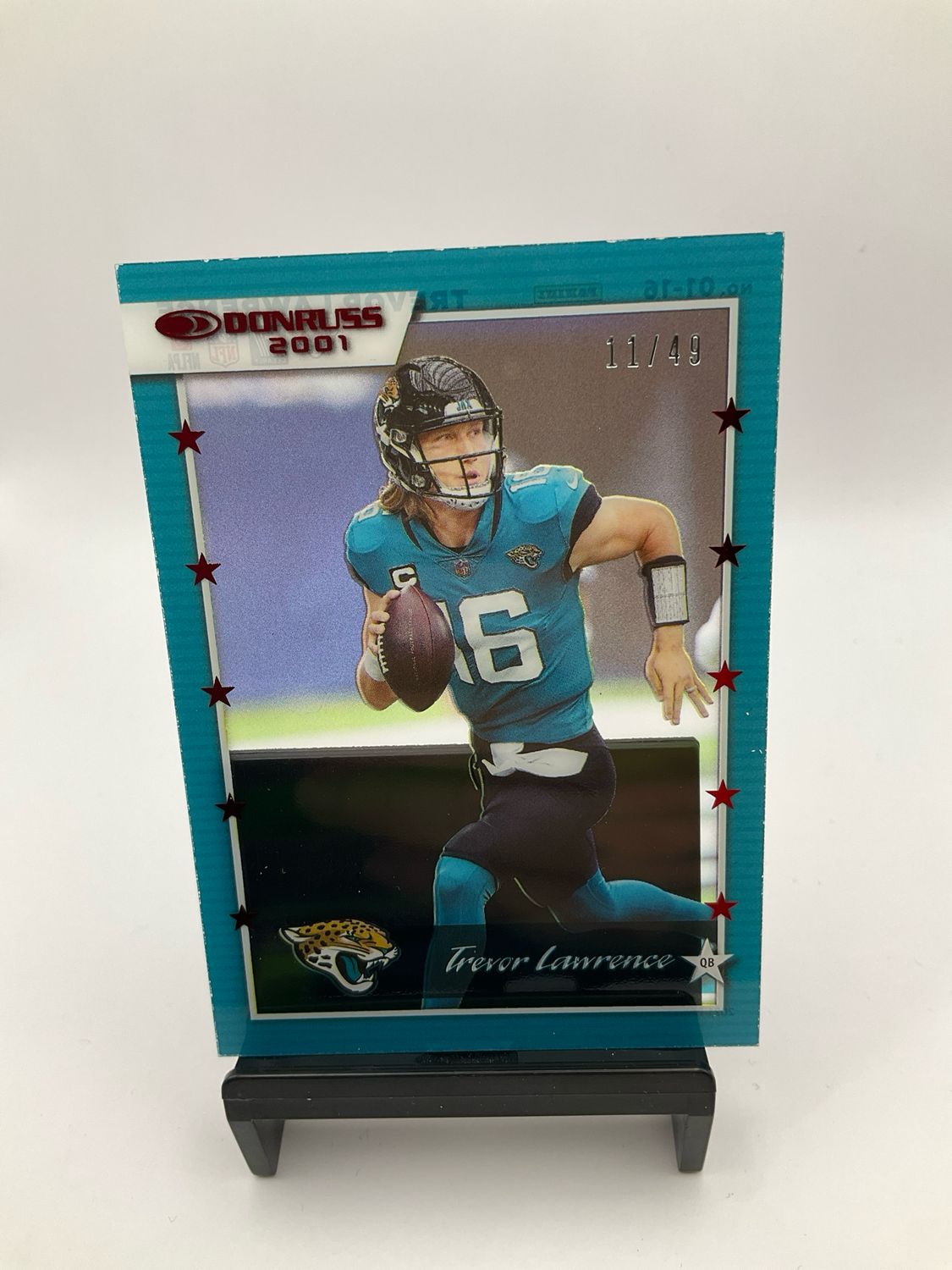 2021 DONRUSS TREVOR LAWRENCE ACETATE 11/49
