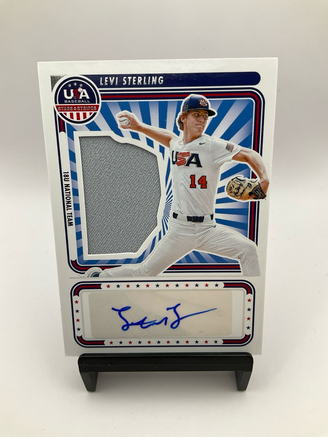 2024 USA STARS &amp; STRIPES LEVI STERLING PATCH AUTO 164/199