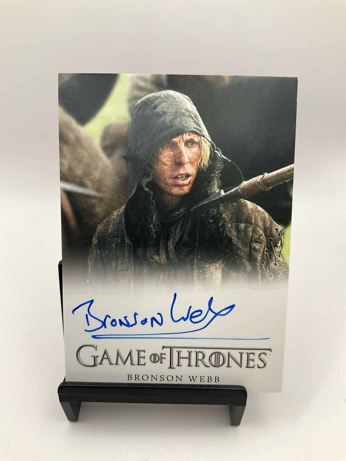 GAME OF THRONES BRONSON WEBB AUTO
