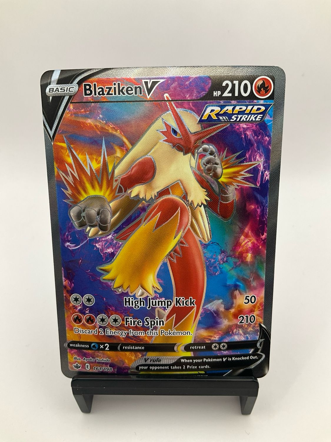 2021 POKEMON BLAZIKEN V 161/198