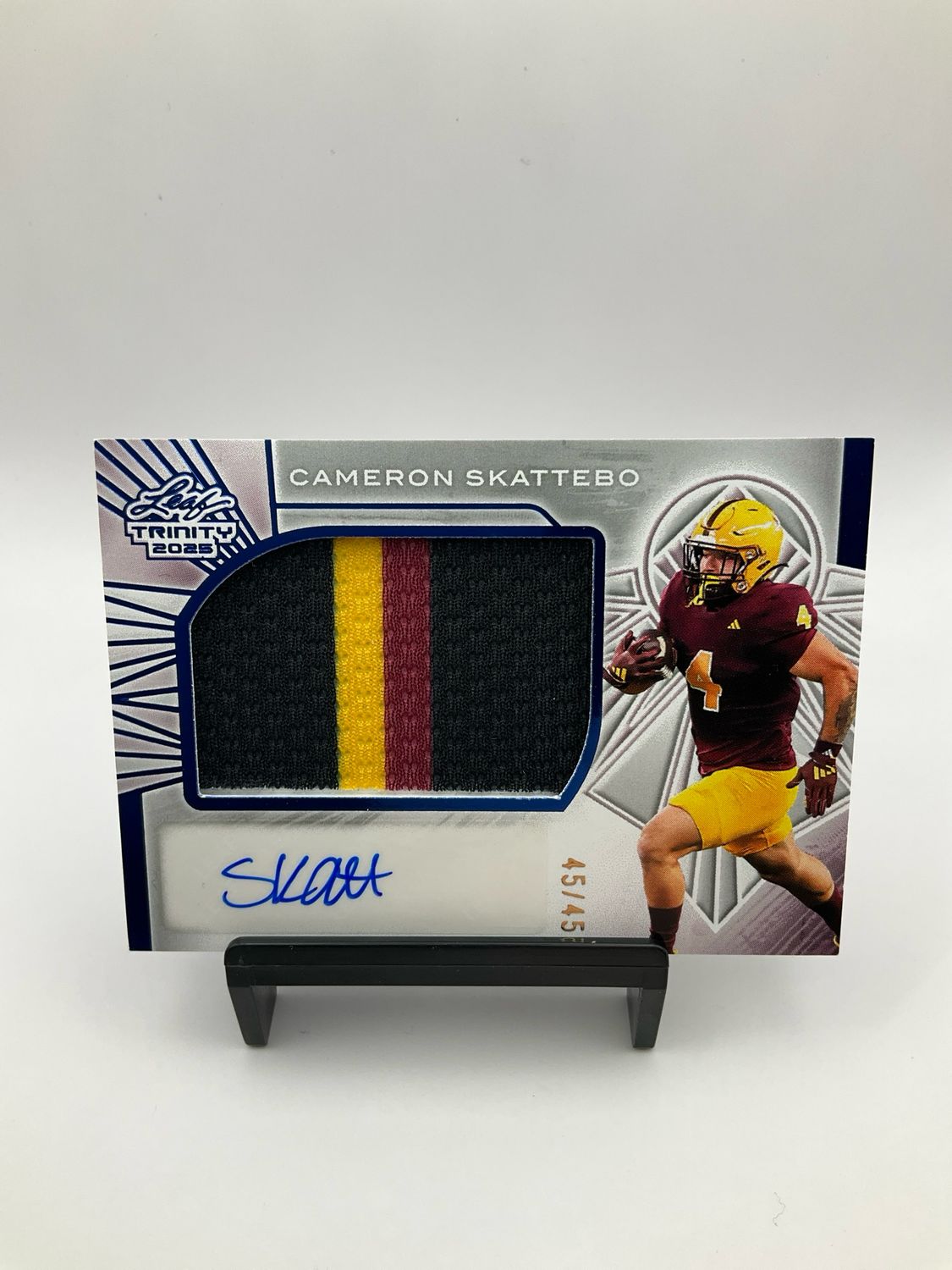 2025 LEAF TRINITY CAMERON SKATTEBO PATCH AUTO 45/45