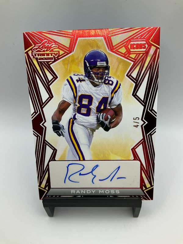 2025 LEAF TRINITY RANDY MOSS ICONS AUTO 4/5