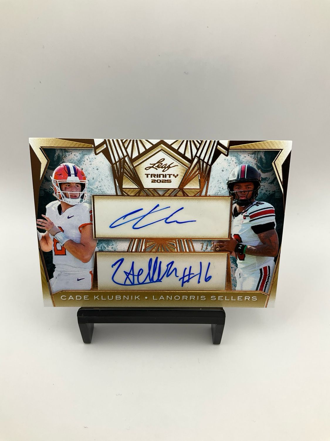 2025 LEAF TRINITY CADE KLUBNIK/ LANORRIS SELLERS AUTO 7/25
