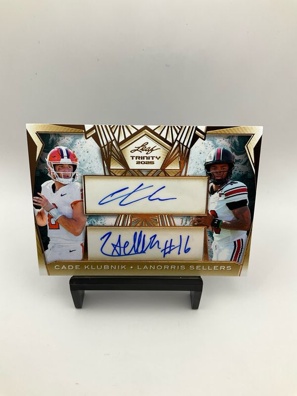 2025 LEAF TRINITY CADE KLUBNIK/ LANORRIS SELLERS AUTO 7/25