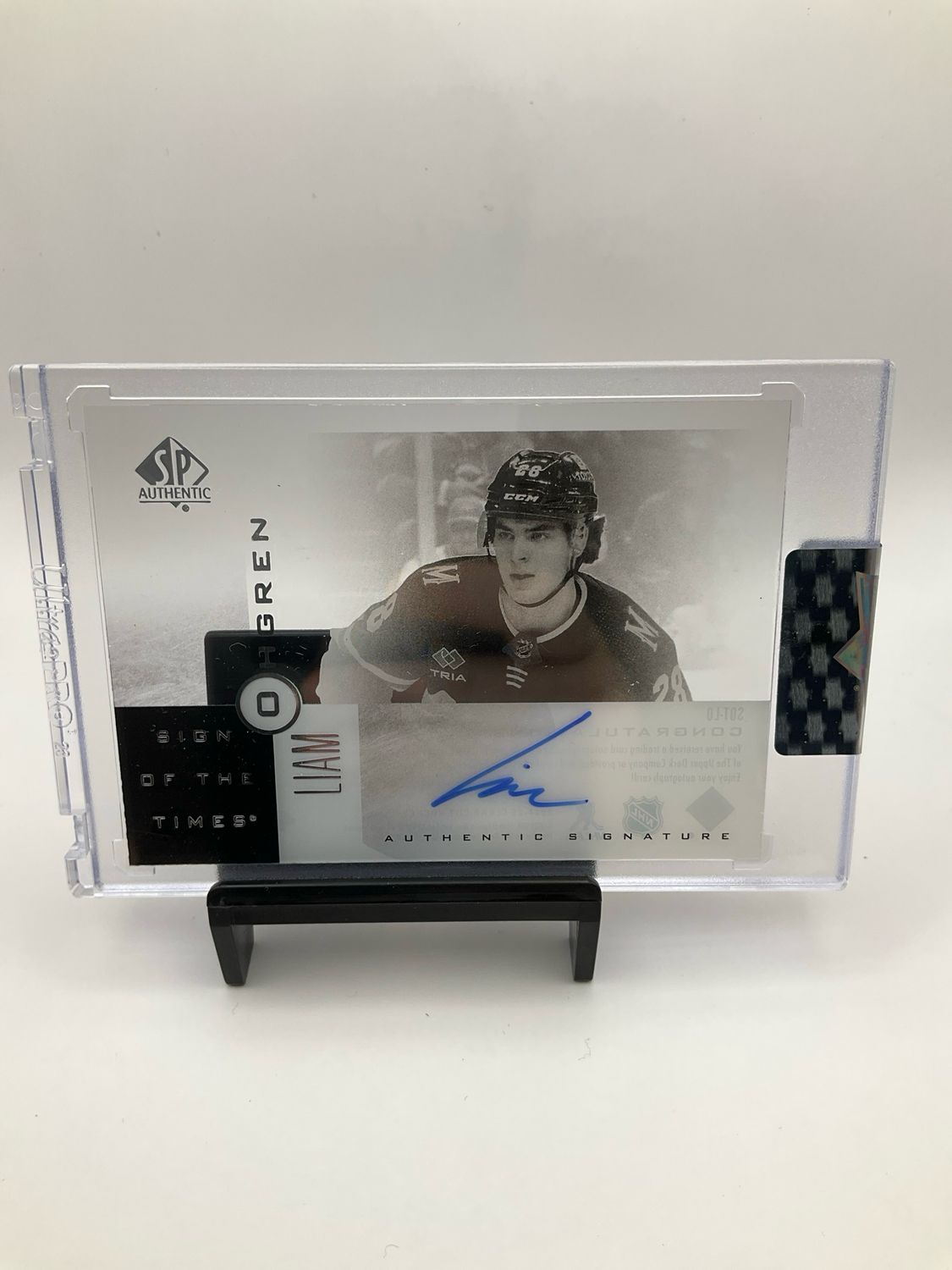 2024/25 SP AUTHENTIC SIGN OF THE TIMES LIAM OHGREN AUTO ACETATE