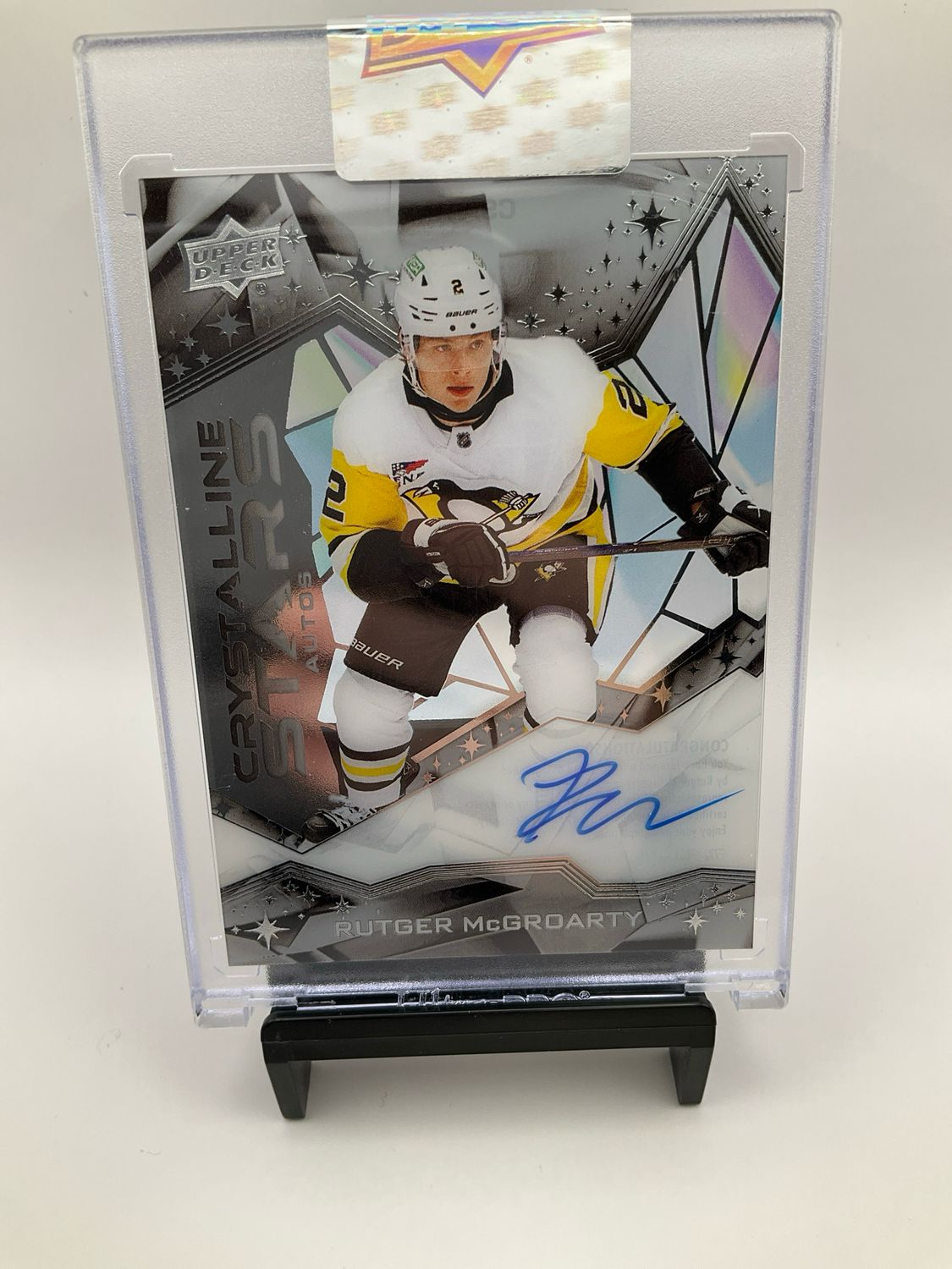 2024/25 UD CRYSTALLINE STAR AUTOS RUTGER MCGROARTY