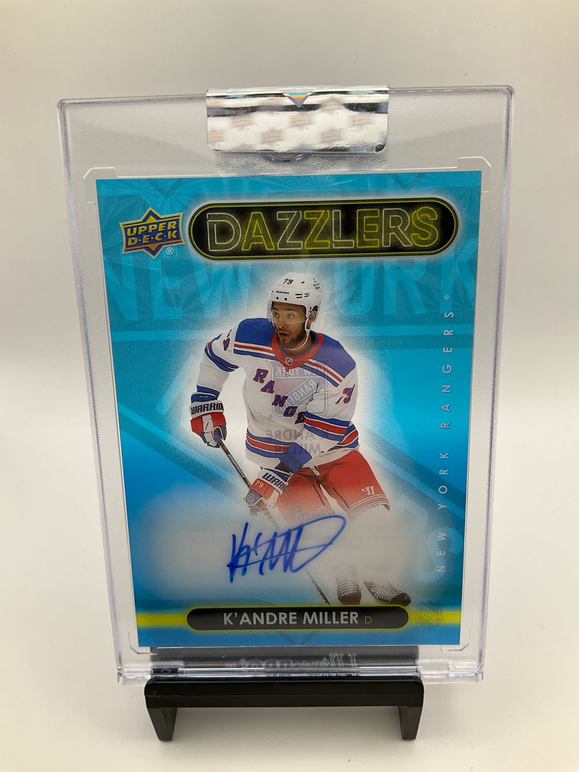 2024/25 CLEAR CUT DAZZLERS BLUE K&#39;ANDRE MILLER AUTO