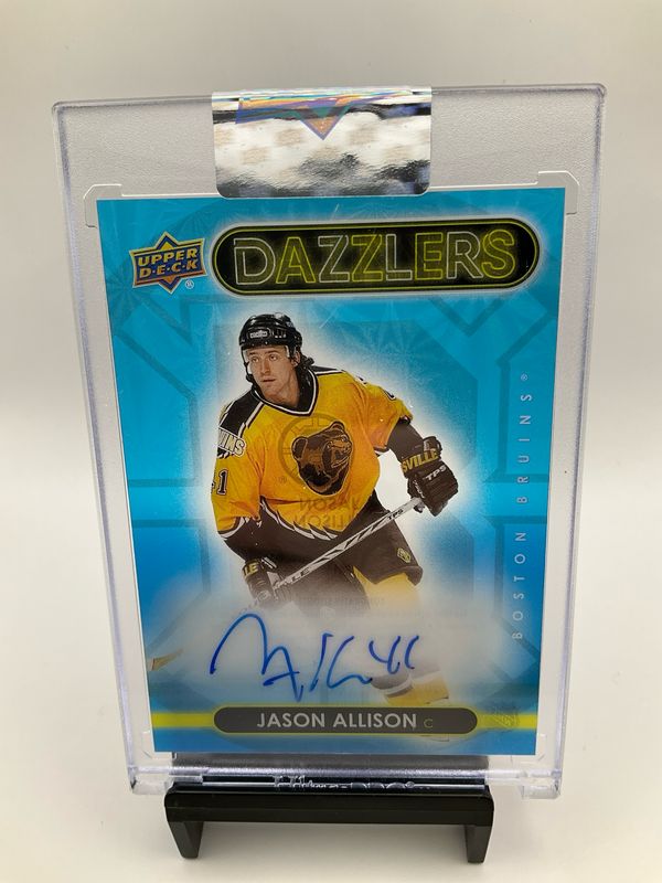 2024/25 CLEAR CUT DAZZLERS BLUE JASON ALLISON AUTO