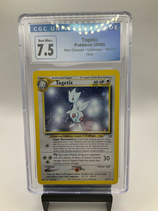 2000 POKEMON TOGETIC NEO-GENESIS 16/111 CGC 7.5