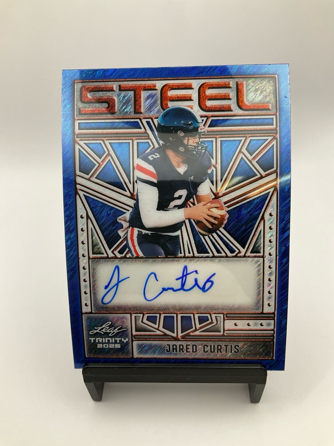 2022 TRINTIY STEEL JARED CURTIS BLUE SHIMMER AUTO 1/1