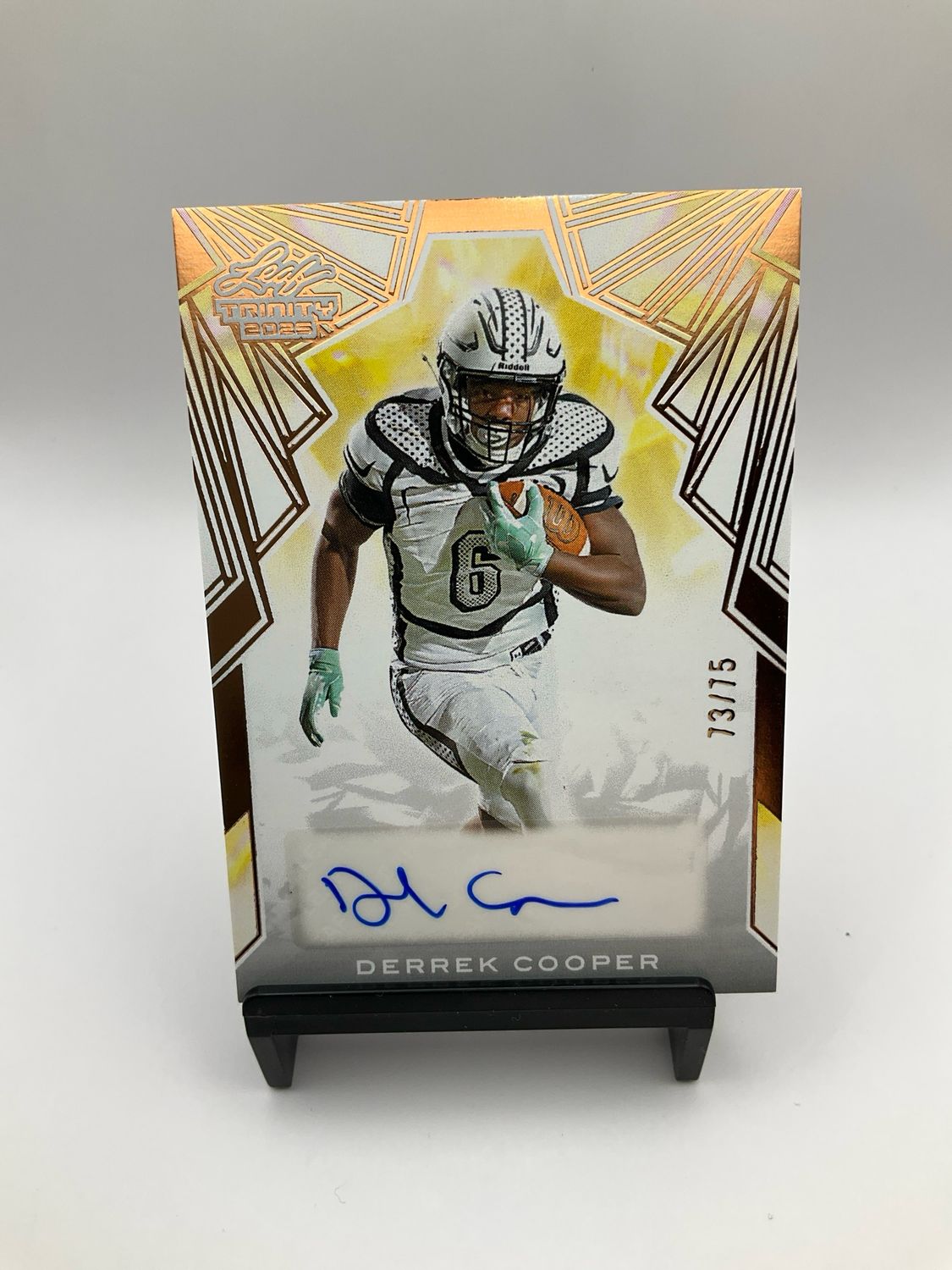 2025 TRINITY DERREK COOPER BRONZE AUTO 73/75