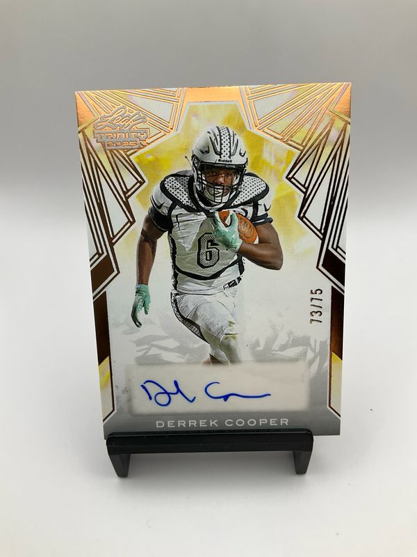 2025 TRINITY DERREK COOPER BRONZE AUTO 73/75