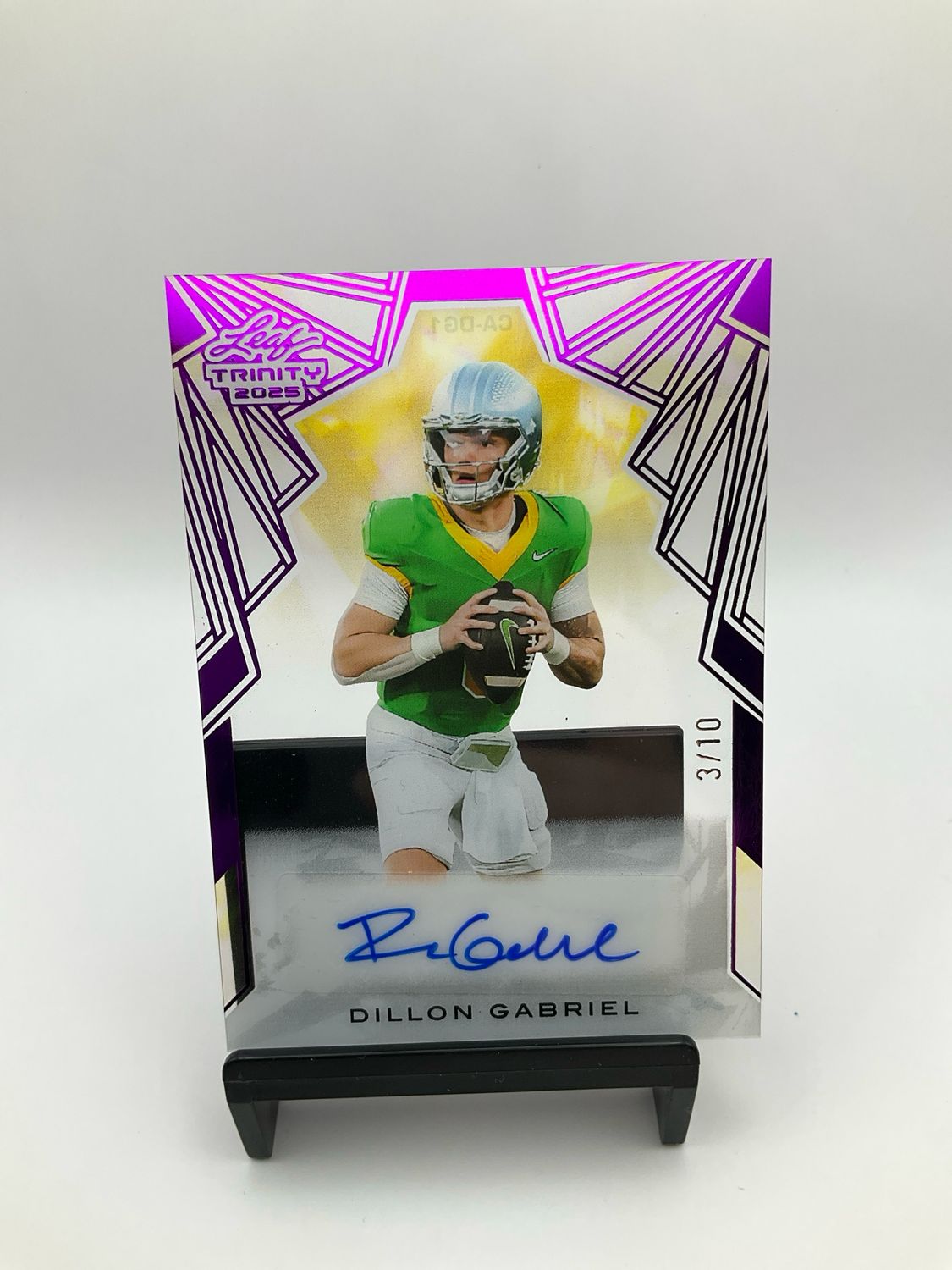 2025 TRINITY DILLON GABRIEL PURPLE ACETATE AUTO 3/10