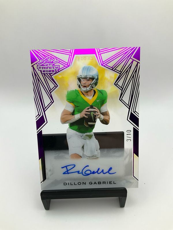 2025 TRINITY DILLON GABRIEL PURPLE ACETATE AUTO 3/10