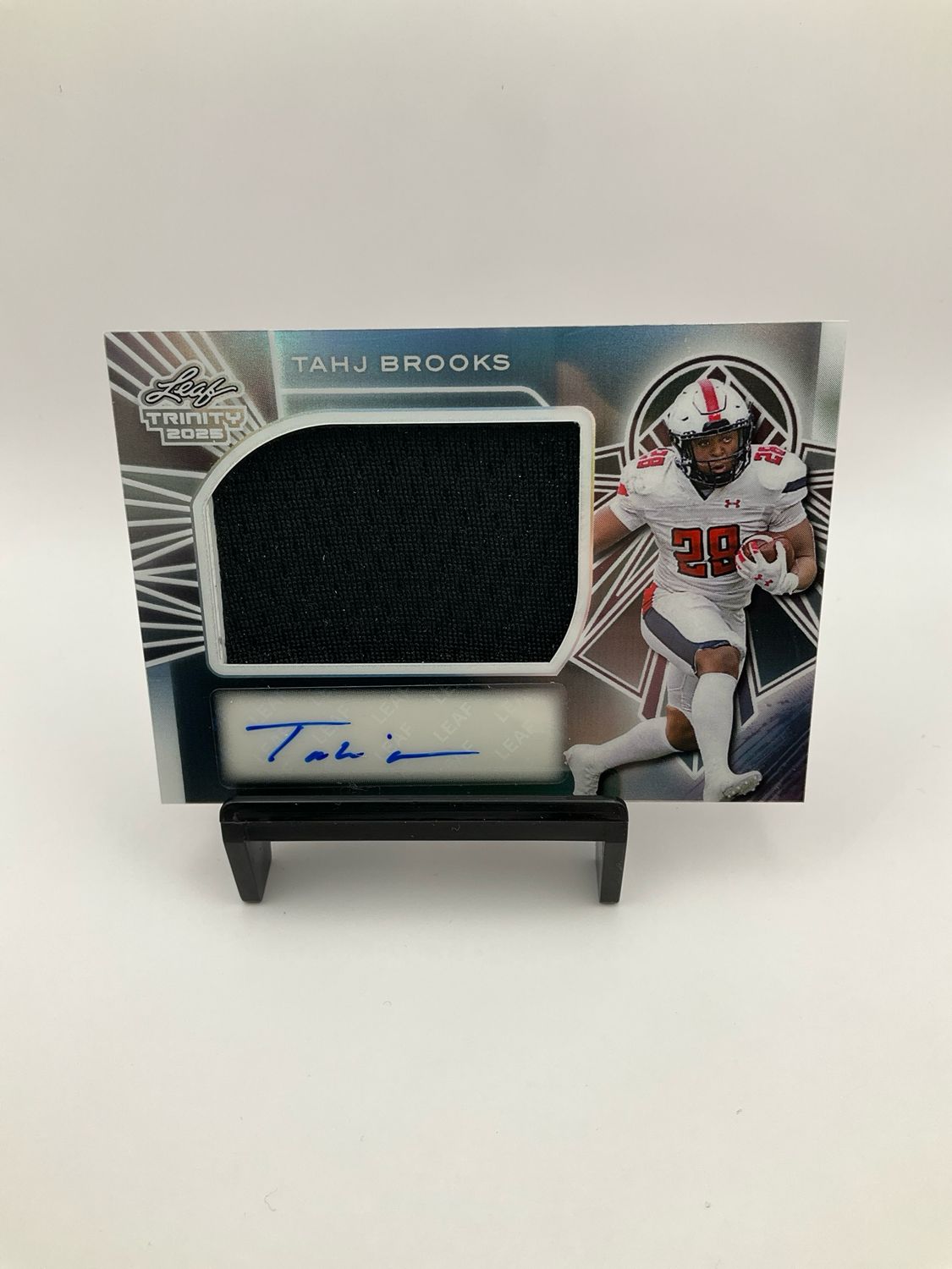 2025 TRINITY TAHJ BROOKS SILVER PATCH AUTO 3/35