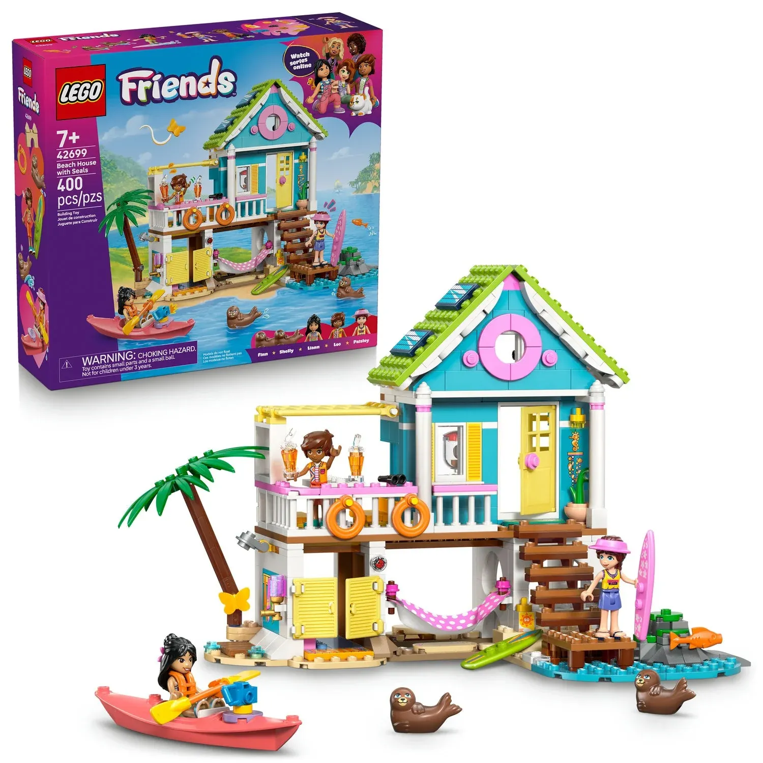 LEGO Beach House with Seals