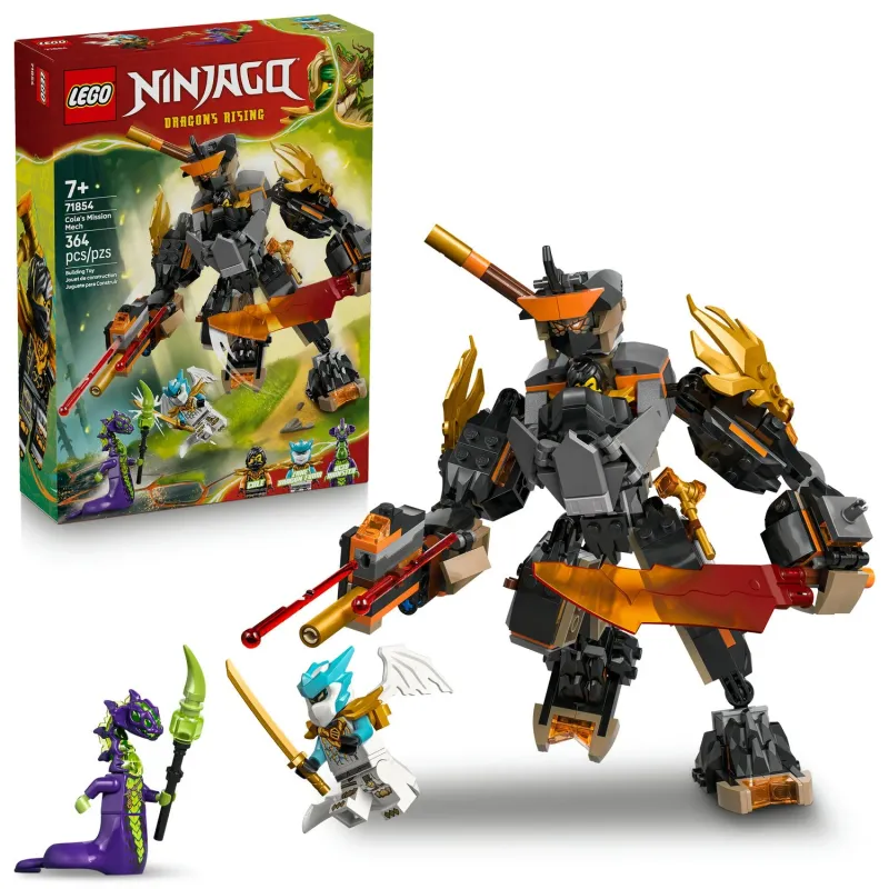 LEGO Cole's Mission Mech &amp; Dragon Zane