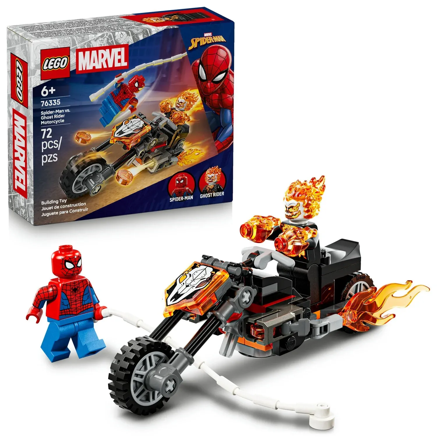 LEGO Spider-Man vs. Ghost Rider Motorcycle
