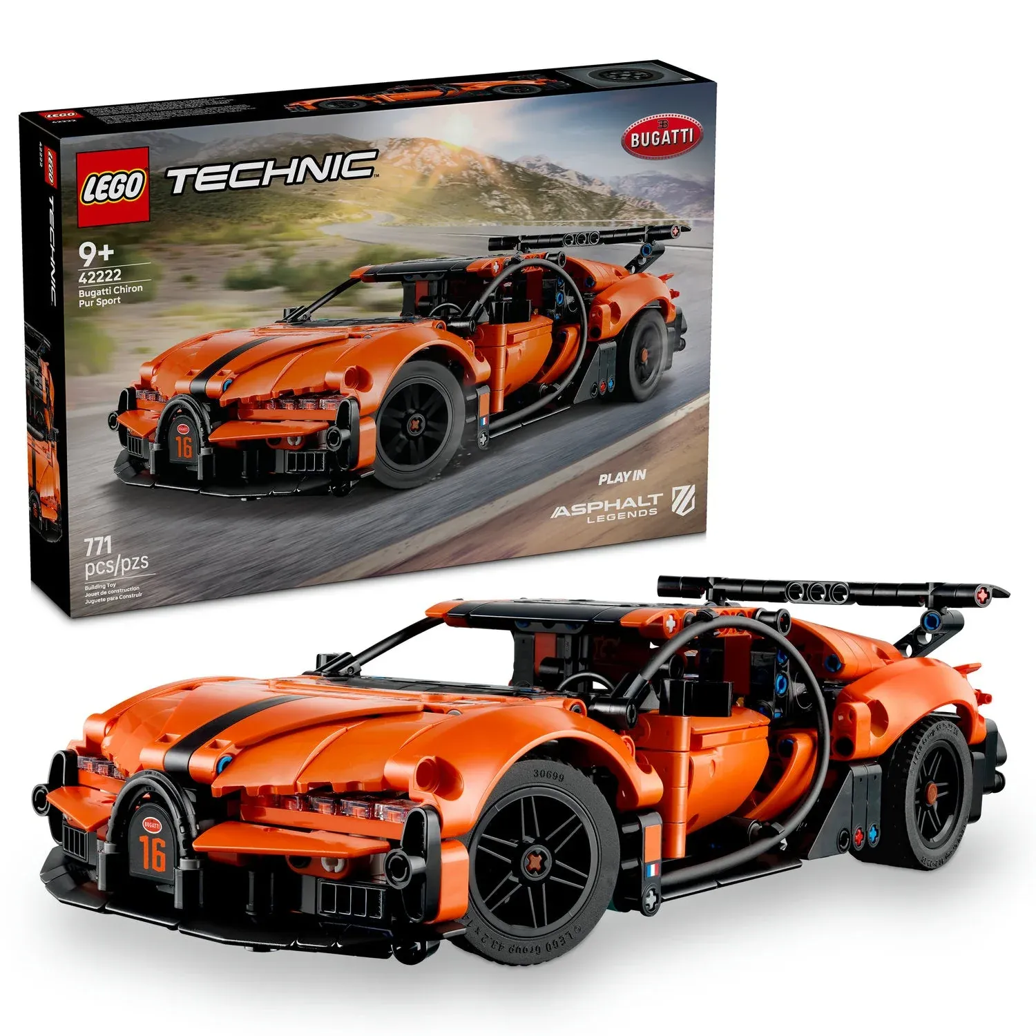 LEGO Bugatti Chiron Pur Sport Hypercar