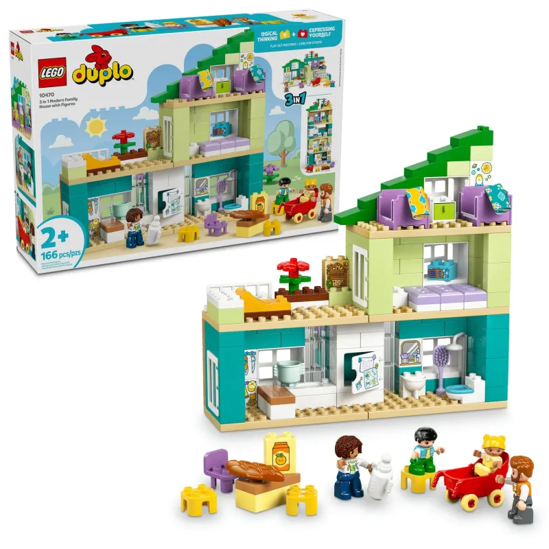 LEGO 3 in 1 Modern Family House with Figures