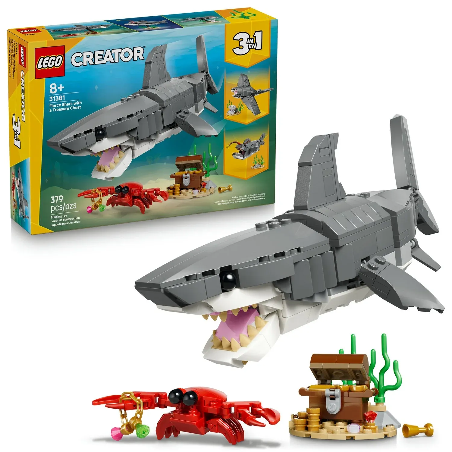 LEGO Fierce Shark with a Treasure Chest