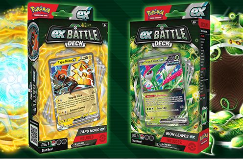 POKEMON BATTLE DECKS TAPU KOKO EX AND IRON LEAVES EX