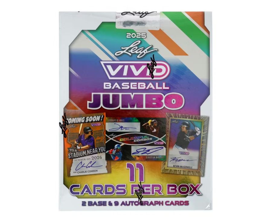 2025 LEAF VIVID BASEBALL JUMBO