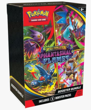 POKEMON MEGA EVOLUTION PHANTASMAL FLAMES BOOSTER BUNDLE