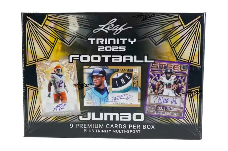2025 LEAF TRINITY FOOTBALL JUMBO