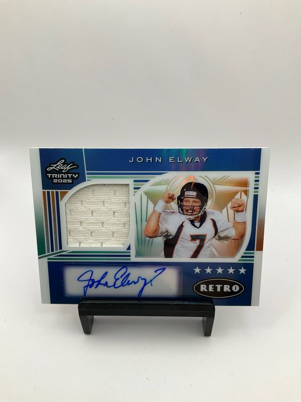 2025 TRINITY JOHN ELWAY PATCH AUTO BLUE 4/4