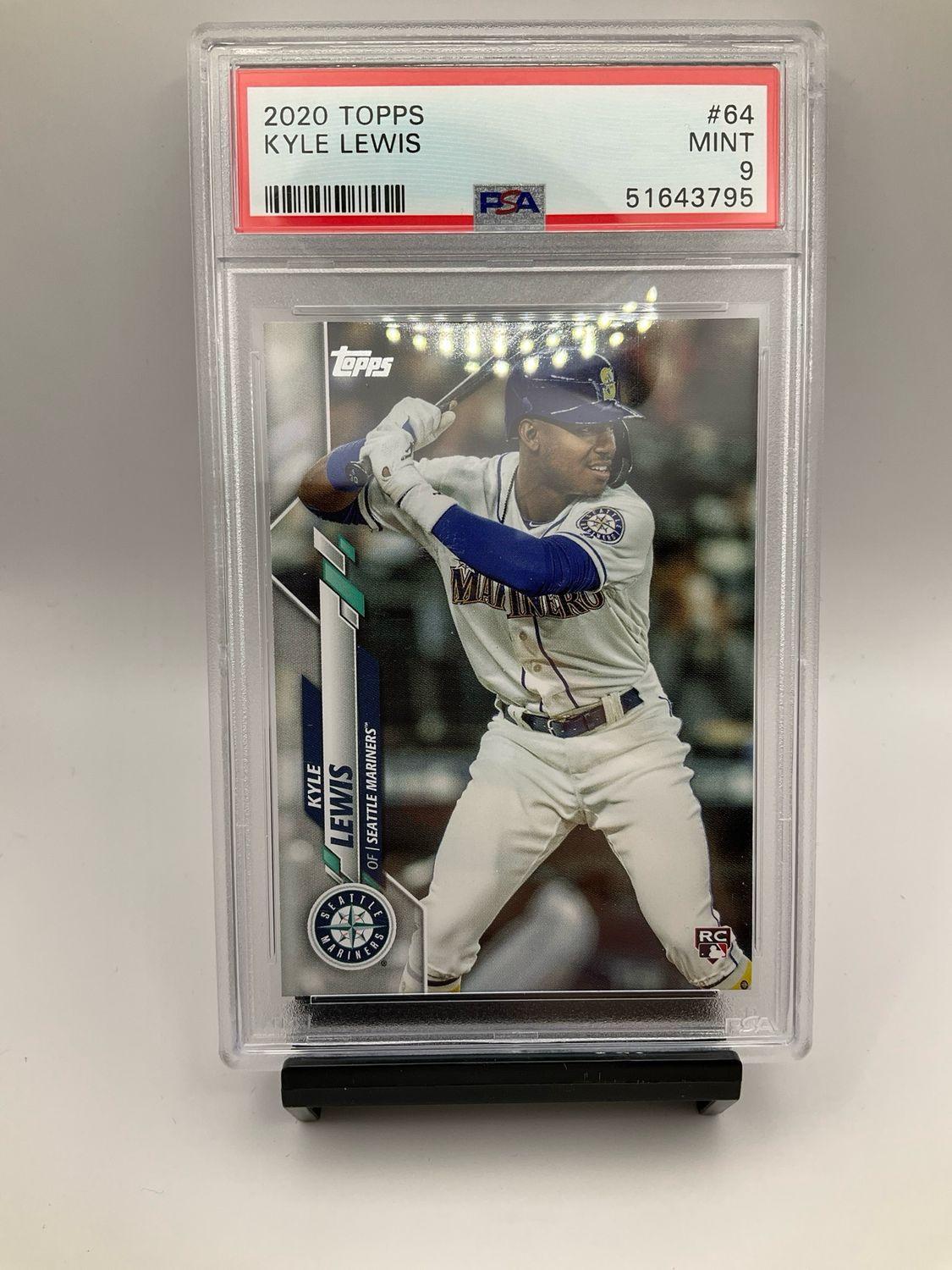 2020 TOPPS KYLE LEWIS #64 PSA 9