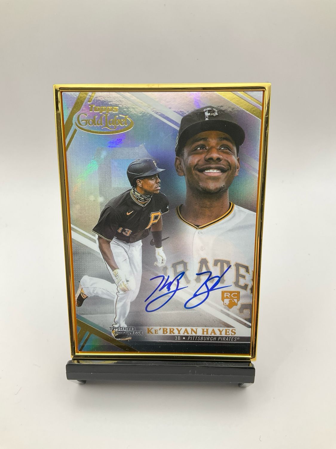 2021 TOPPS GOLD LABEL KE'BRYAN HAYES AUTO