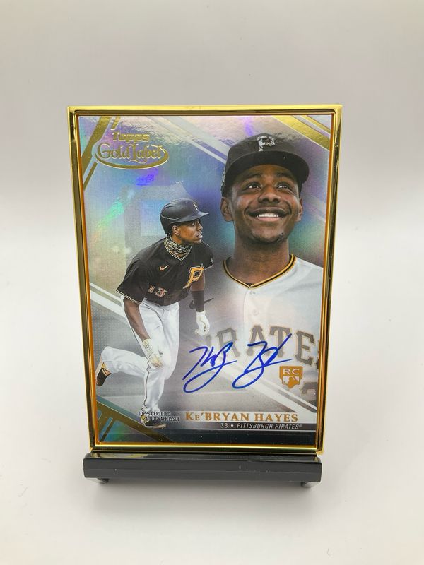 2021 TOPPS GOLD LABEL KE'BRYAN HAYES AUTO