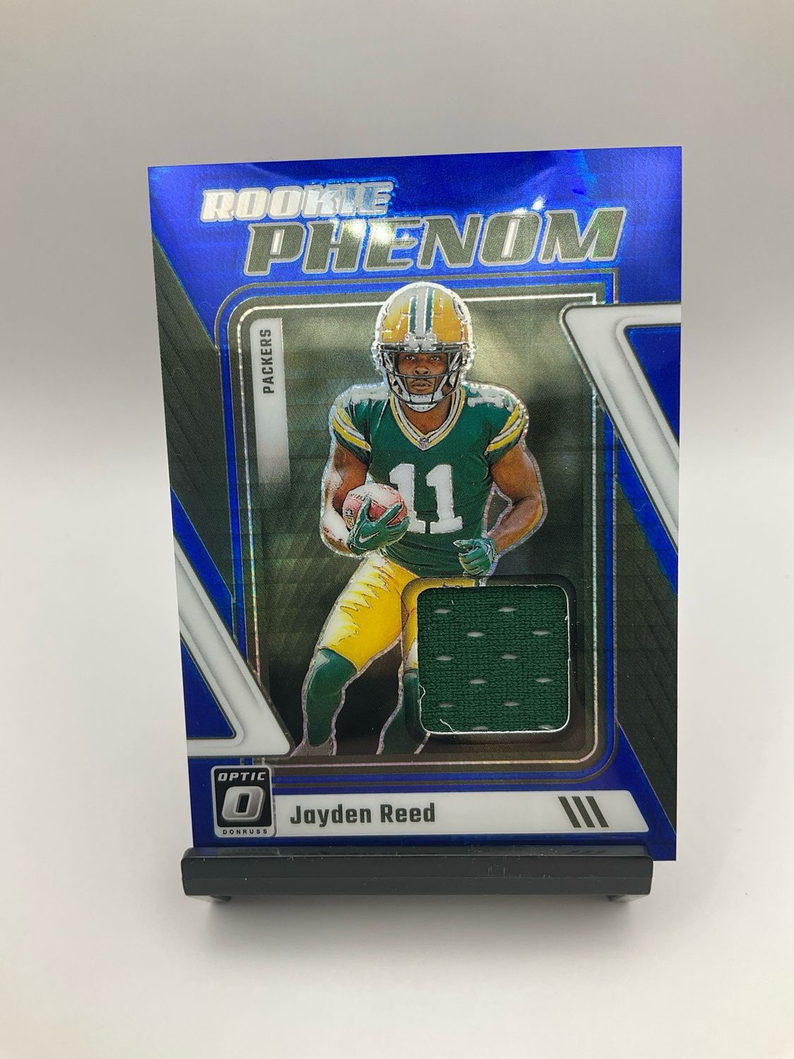 2023 DONRUSS OPTIC JAYDEN REED ROOKIE PHENOM BLUE PATCH