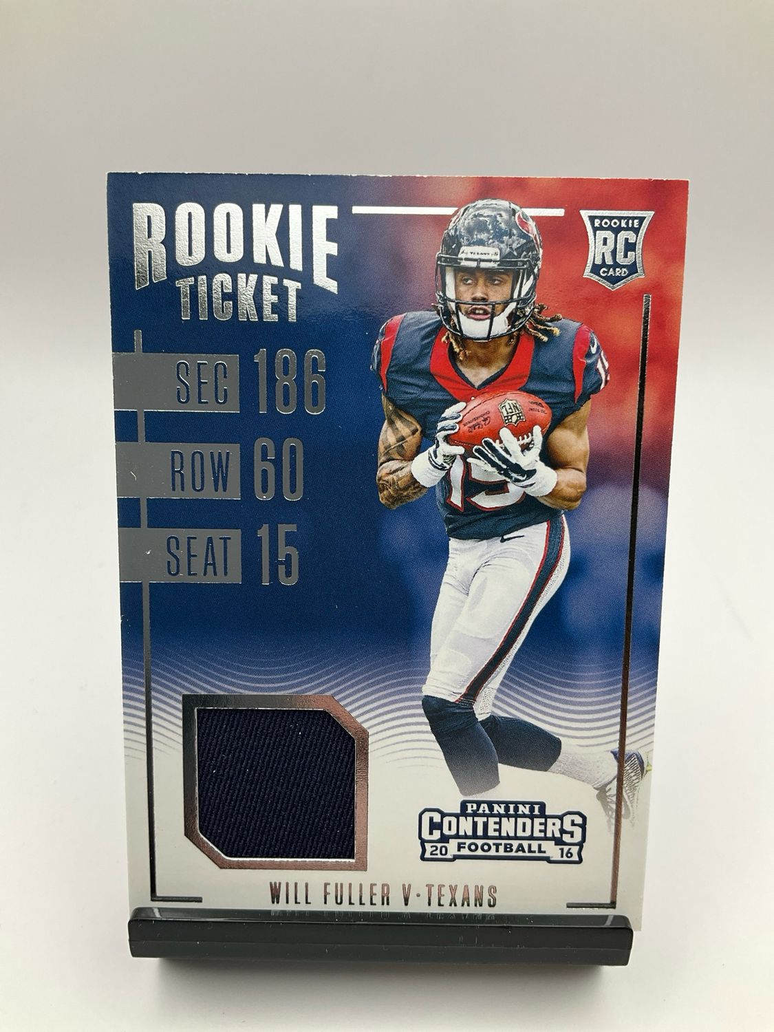 2016 CONTENDERS ROOKIE TICKET WILL FULLER V PATCH