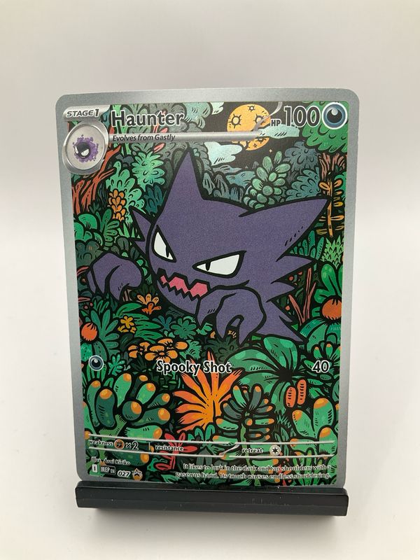 2025 POKEMON HAUNTER 027 BLACK STAR PROMO