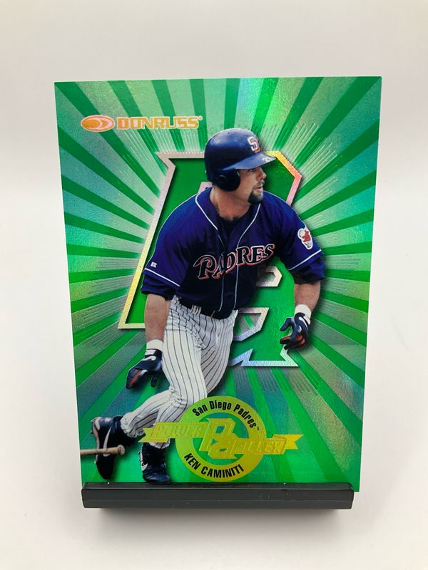 1997 DONRUSS KEN CAMINITI POWER ALLEY GREEN 1019/4000