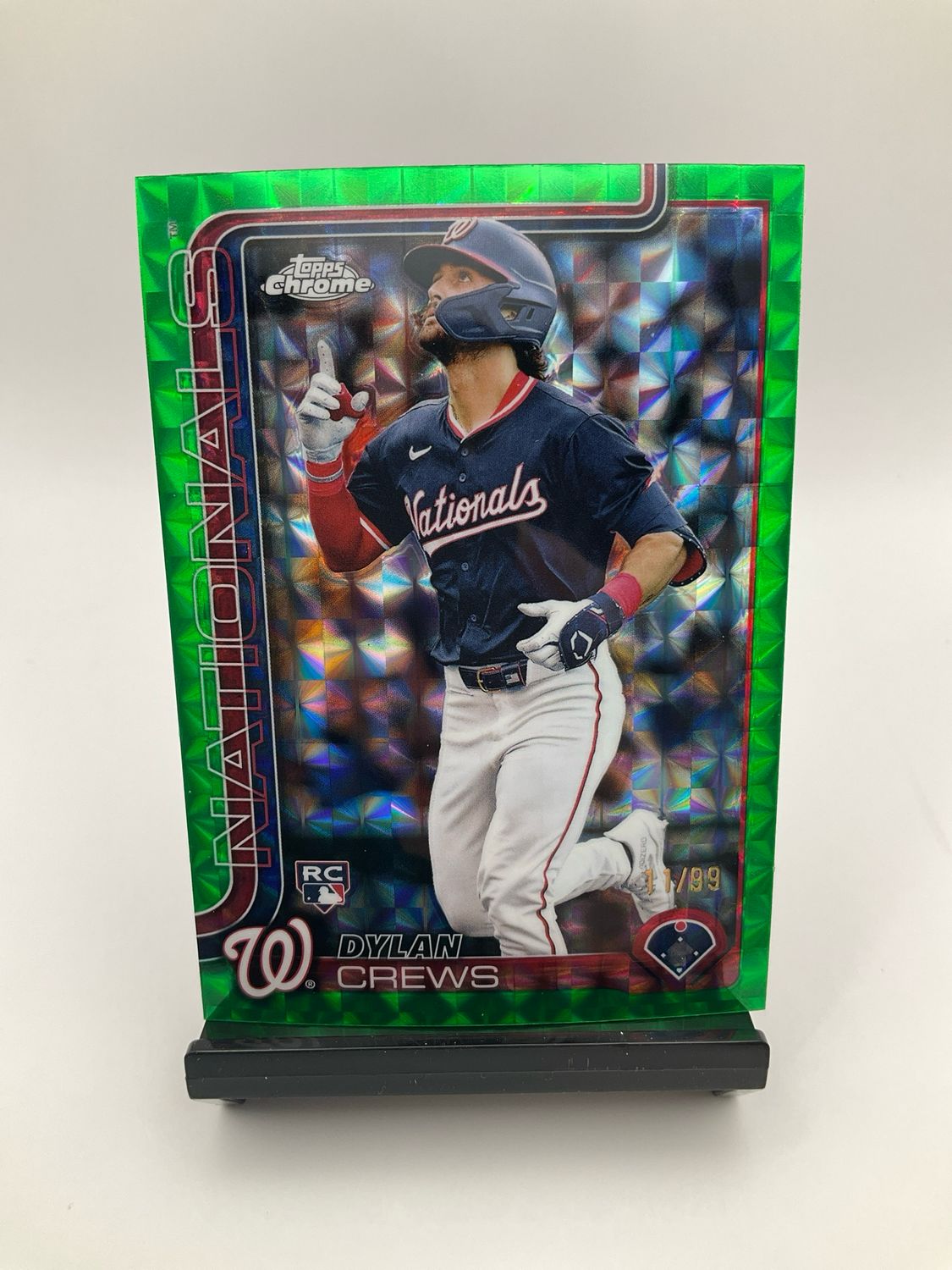 20255 TOPPS CHROME DYLAN CREWS GREEN 11/99