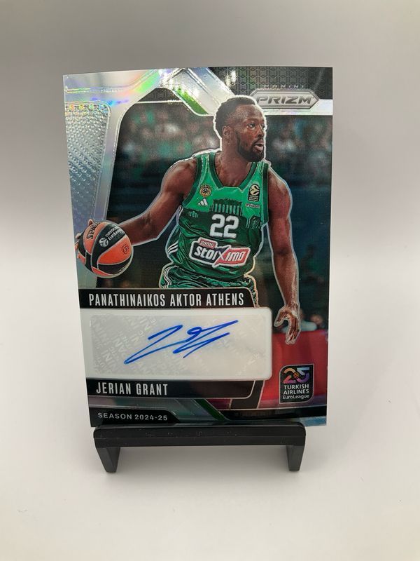 24/25 PRIZM EUROLEAGUE JERIAN GRANT AUTO