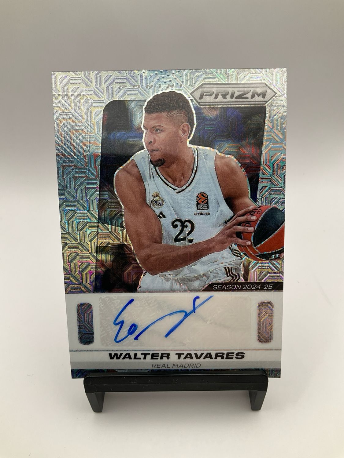 24/25 PRIZM EUROLEAGUE WALTER TAVARES AUTO SILVER MOJO 5/25