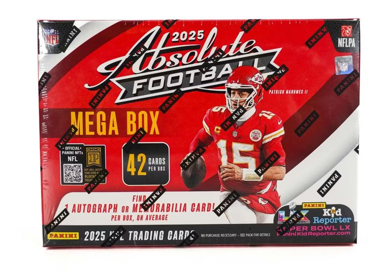 2025 ABSOLUTE FOOTBALL HOBBY MEGA