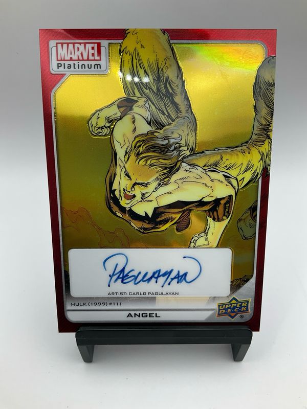 2022 UD MARVEL PLATNIUM ANGEL RED CARLO PAGULAYAN AUTO