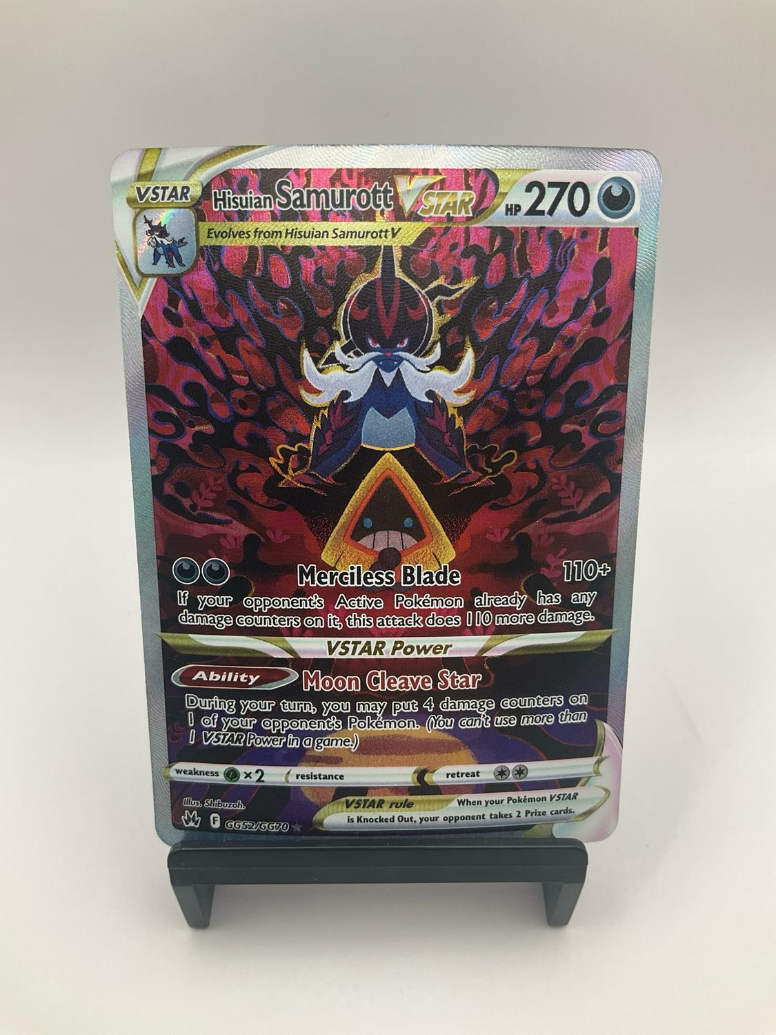 2023 POKEMON HISUIAN SAMUROTT VSTAR GG52
